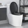 Toilet Seat Black 47 x 37 x 4 cm Duroplast