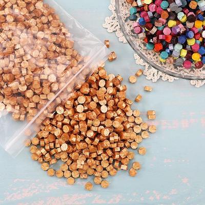 100 штук восковых гранул для сургучной печати смешанных цветов для ретро-конвертов - Креативная игрушка для студентов