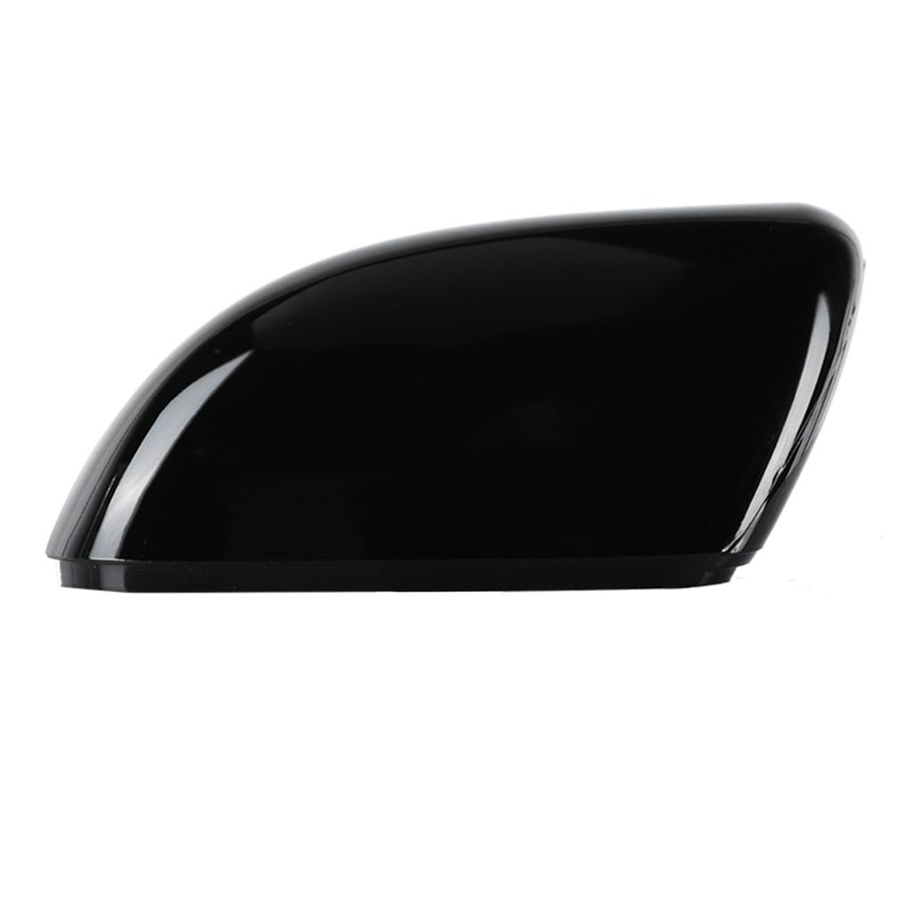 Black Car Left Rearview Mirror Housing Shell Cover Gloss Black Decor Cap