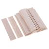 Natural Round Balsa Wood Woodcraft Flat Sticks Dowel 30 Pieces 90mm