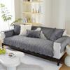 Thicken Plush Sofa Cover Living Room Skin Friendly Jacquard Sofa Towel Anti-slip Solid Color Sofa Protector Slipcovers Removable