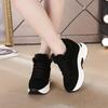 New Women's Winter Sneakers Warm Fur Chunky Sneakers Platform Plush Casual Shoes Woman Comfort Ladies Wedge Sneakers Feamle 358