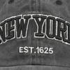 Adjustable New York Embroidery Baseball Caps Sunscreen Hats Distressed Faded Cap Baseball Hats