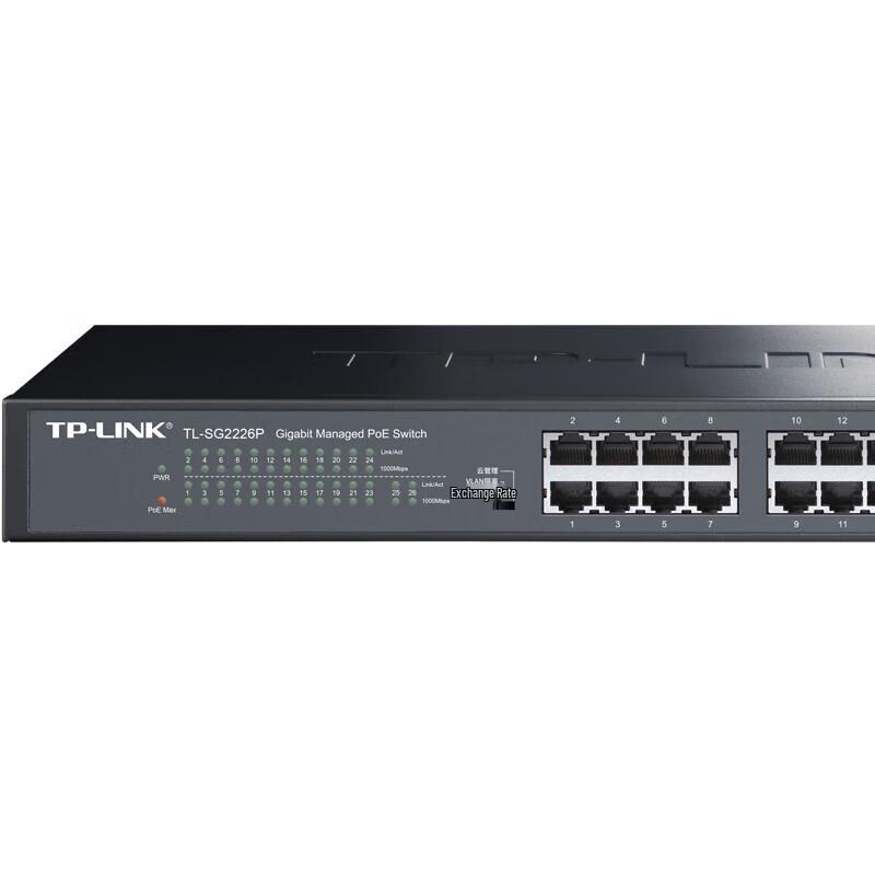 TP-LINK 24-Port Gigabit Web-Managed PoE Cloud Switch