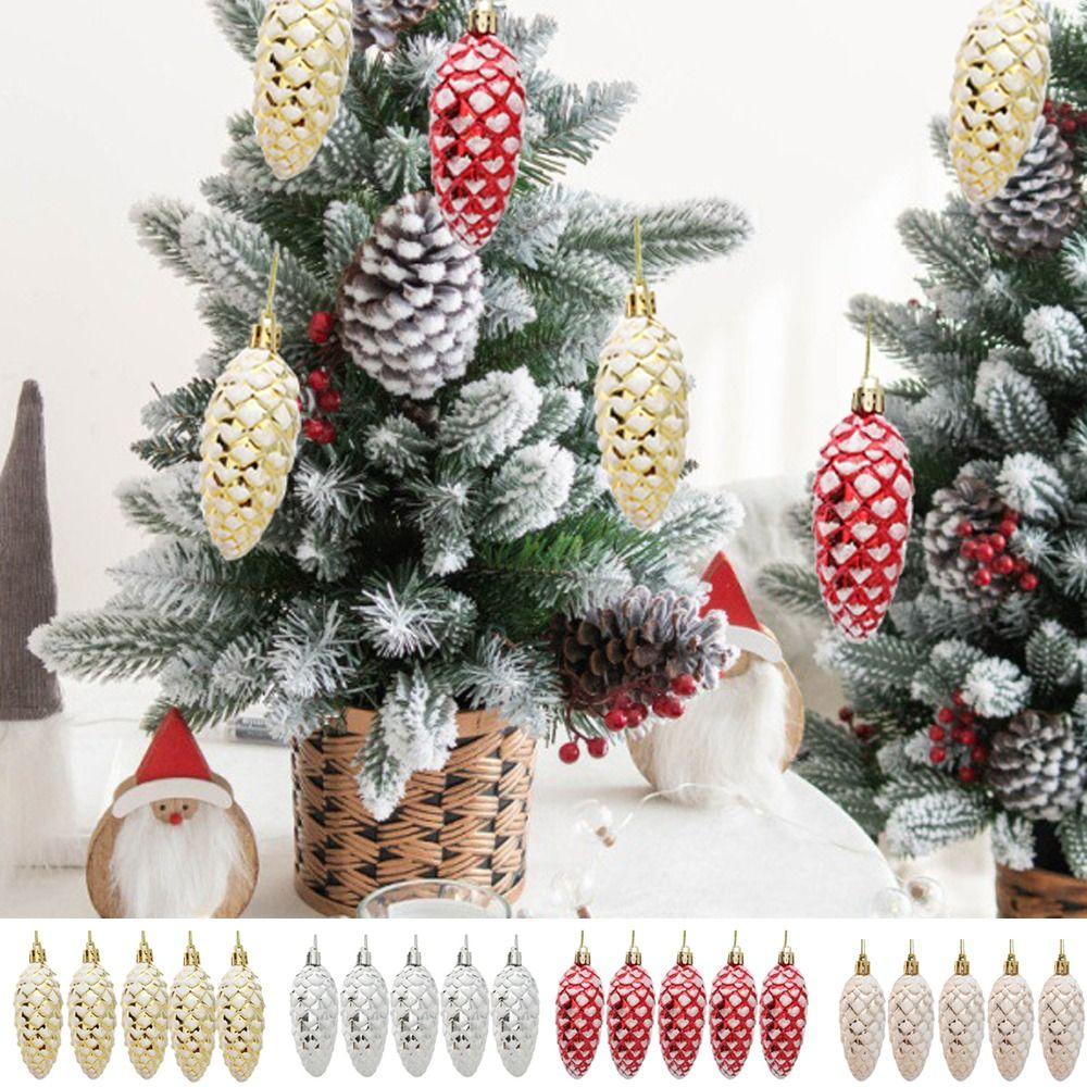5Pcs Decorative Christmas Tree Decoration Small Christmas Ornament  Festivals