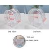 Multicolor Doll Display Box 10cm Doll Storage Case Mini Clear Outdoor Bag