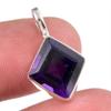 Подвеска из натурального африканского аметиста из стерлингового серебра 925 пробы 1 дюйм G5Q58