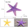 Oenux Ocean Animals Model Jellyfish Starfish Sea Anemone Coral Action Figures Aquarium PVC Miniature Educational Kids Toy Gift