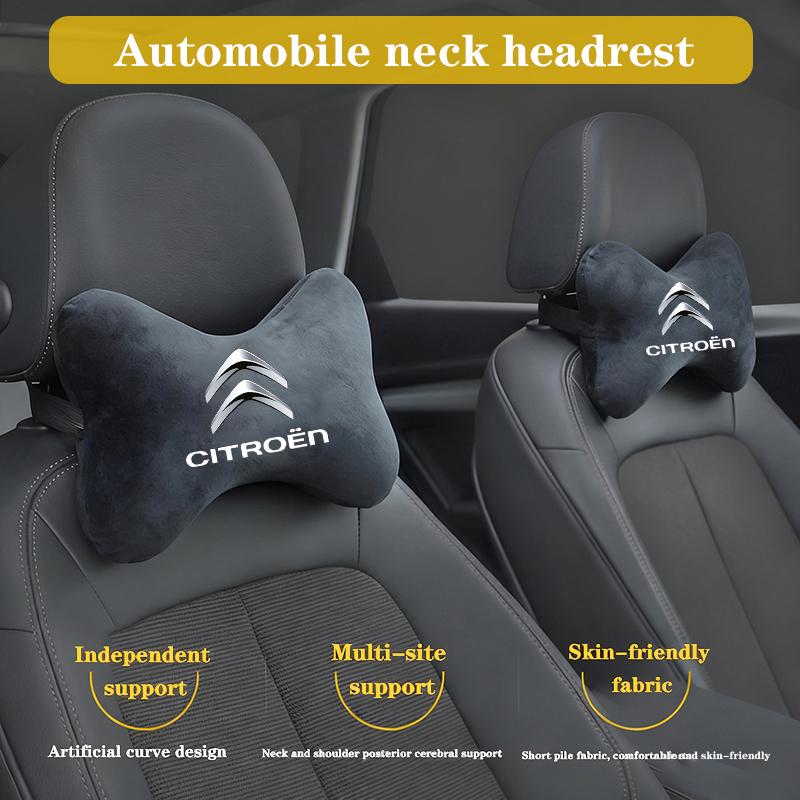EXVY3 Car Seat Headrest Neck Pillow Soft Comfort Memory Cushion For Citroen C1 C2 C4 C5 C3 C4L C8 Berlingo Xsara Picasso Accessories