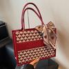 Красная Любовь Ручная Большая Сумка Женская Новая Универсальная Вместительная Повседневная Сумка