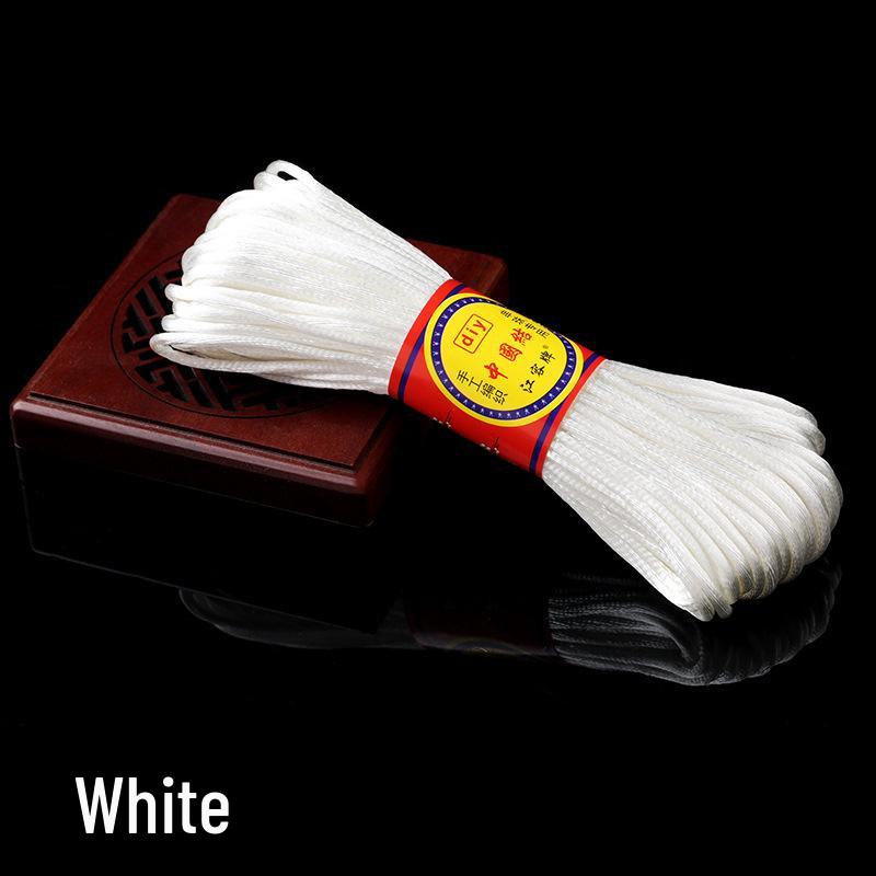 Red Polyester Chinese Knotting Cord for DIY Bracelets and Beading