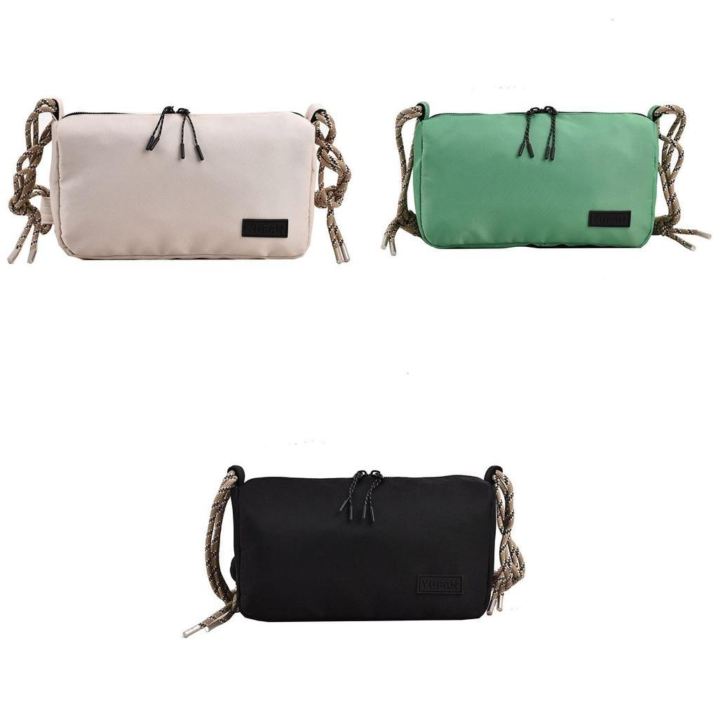 2023 New Cross-border Large Capacity Crossbody Bag Women Casual Korean Style Nylon Pillow Bag College Student Shoulder Bag White Black Green Khaki