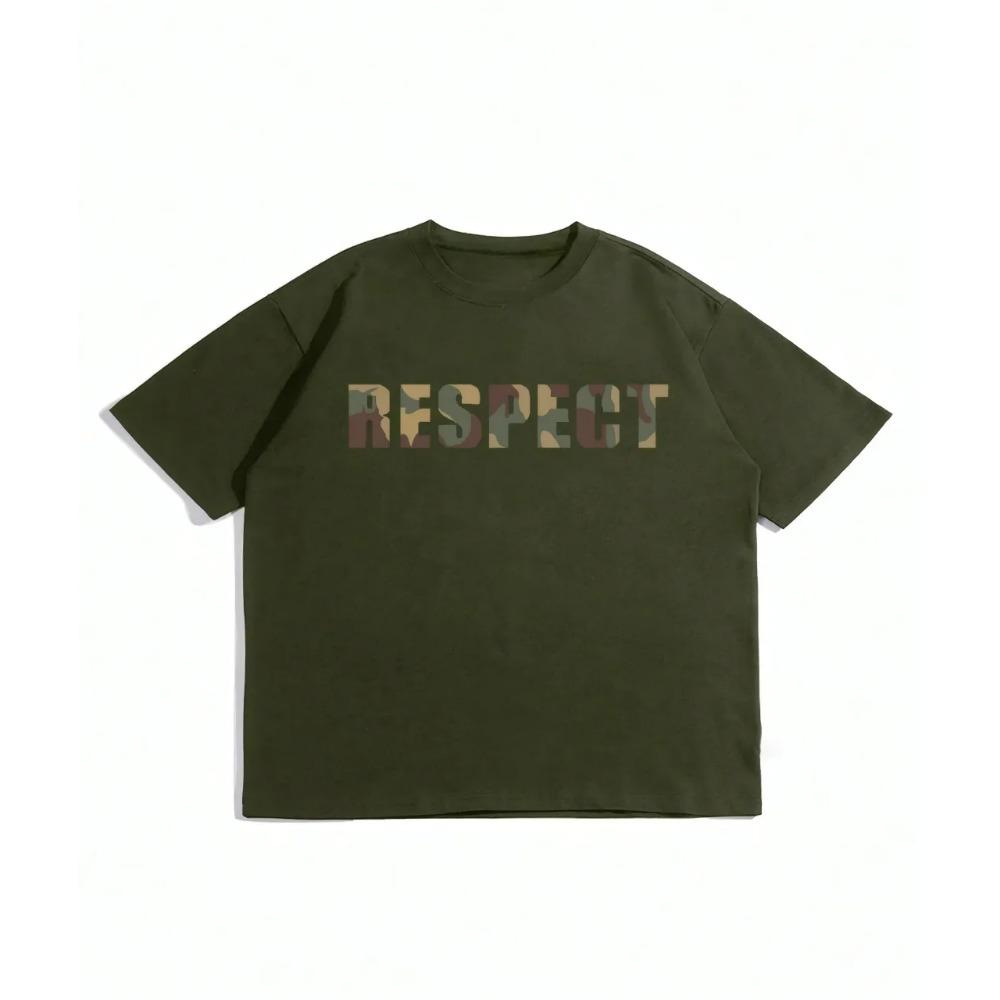 Модная, повседневная, удобная, дышащая и с принтом в виде букв мужская футболка на лето 2025 года, полиэстер