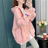 Women's Versatile Spring and Autumn New Korean Loose Thin Cardigan Sweater Lazy Style Top for Women