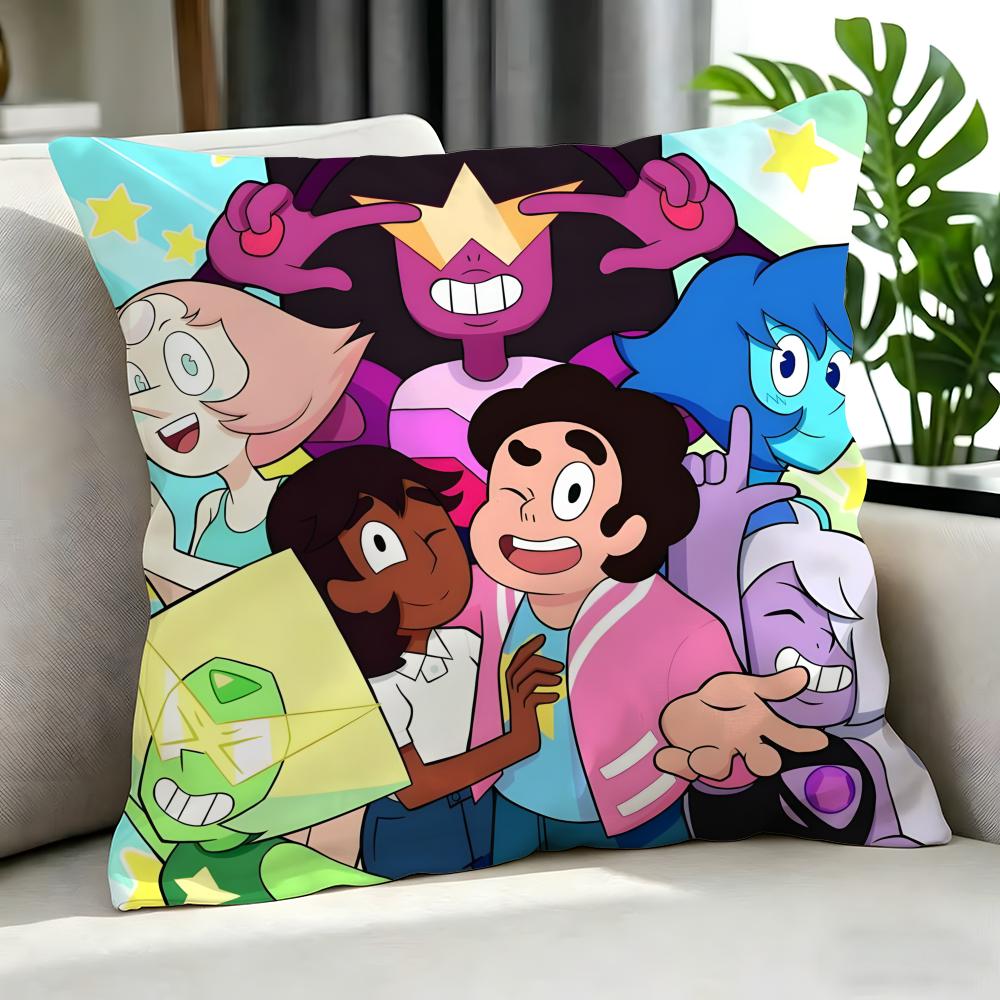 Cartoon Steven Universe Future Cushion Cover Cushion Cover Set 4Pcs 50X50 45X45 40X40 Pillowcase Decorative Sofa Home Decor