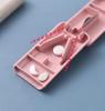 1pc Mini Useful Portable Medicine Pill Holder Tablet Cutter Splitter  Case Storage Box Divider