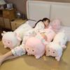 Soft Lying Down Sheep Plush Toys Office Nap Pillow Home Comfort Cushion Cute Decor Gift Cotton Doll Stuffed Toy