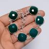 Classic Top Grade Qualite 100% Natural Green Chalcedony Cushion Shape Ethnic Style Handmade Jewelry 925 Steling Silver Bracelet 6-8" WSJ5241