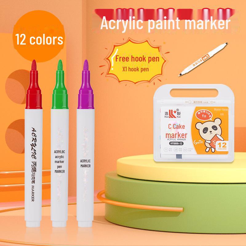 Acrylic Waterproof Painting & Graffiti Shoe Marker Set – Smooth, Durable DIY Art Pens