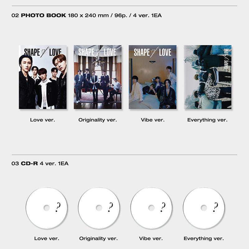 (+Ktown4u Фотокарточка) 11-й мини-альбом Monsta X [Форма любви]