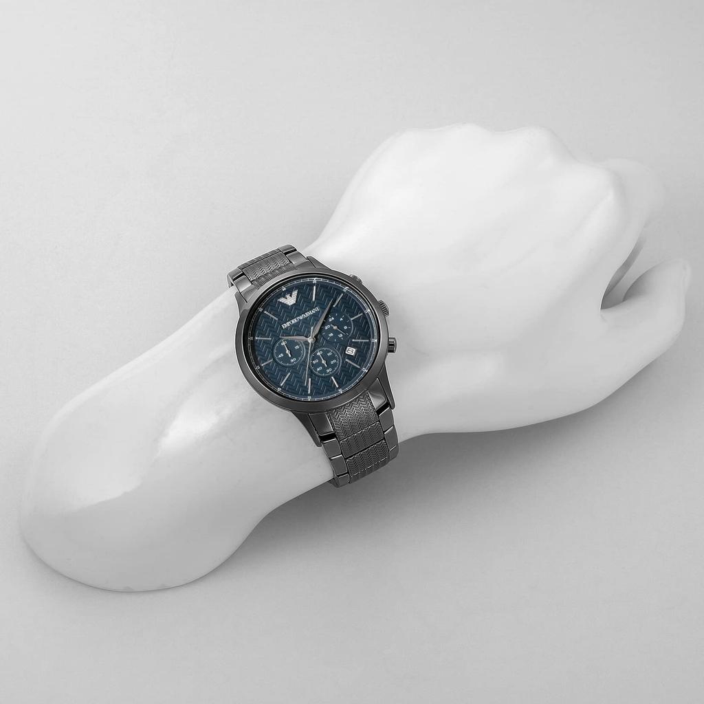 EMPORIO ARMANI CLASSIC AR2505 men's watch 43mm blue quartz