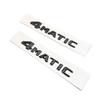 3D Carbon Stripe 4Matic Letters Emblem For Mercedes Benz A B C E G S ML SL CL GLA CLA Class AMG Car Trunk Badge Sticker