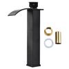 Black Copper Core Hot and Cold Wash Basin Faucet Above Counter Basin Faucet