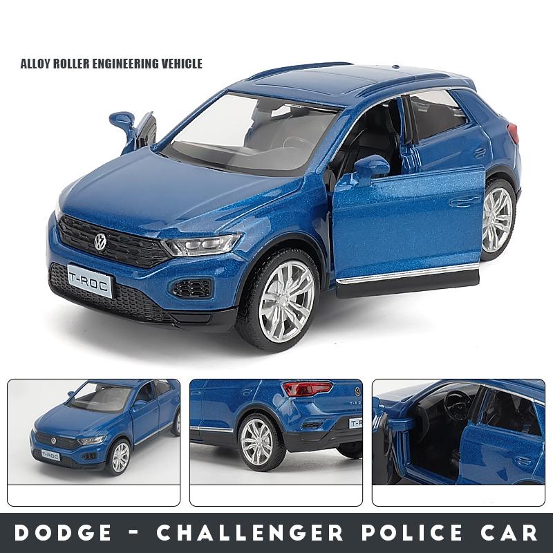 1/36 Volkswagen T-ROC SUV Модель автомобиля из сплава Литые металлические игрушечные транспортные средства Модель автомобиля Симуляция Коллекция Детские подарки Украшение