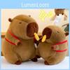 Plush Toys Capybara Cartoon Animals Doll Xmas Gifts Ornament Garnish Christmas