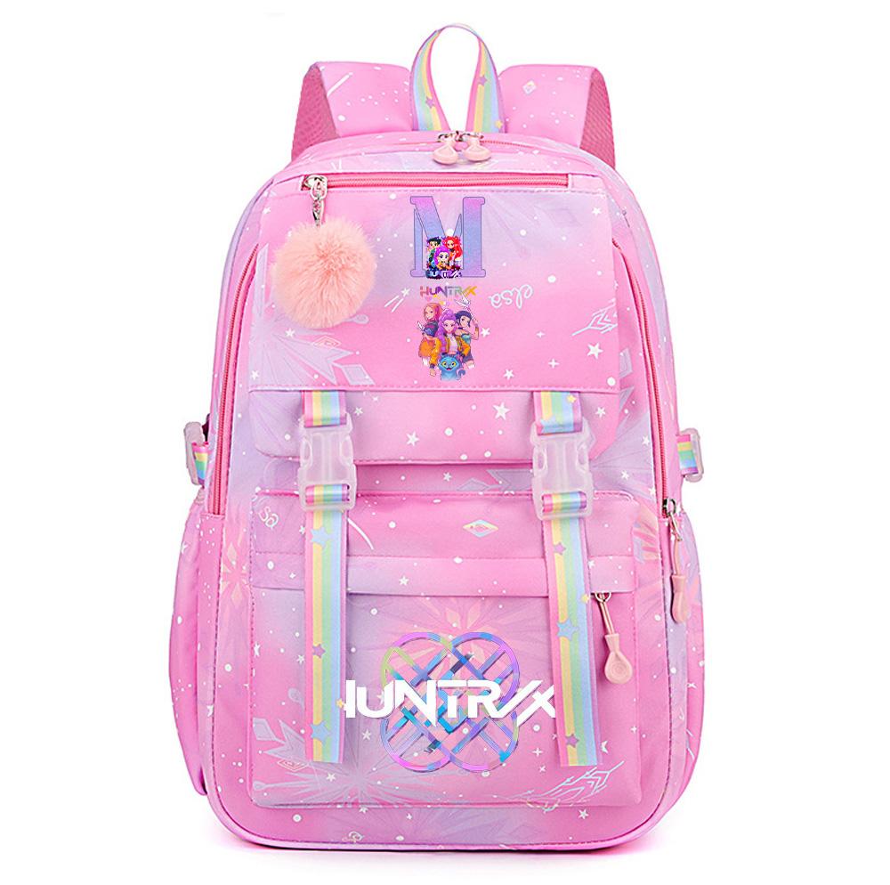 Аниме Милый K-Pop Истребители Демонов Принтованный Рюкзак для Подростка Студента Девушки Мальчика Рюкзак Сумка Книжная Сумка Большая Вместимость Дорожная Сумка Mochila