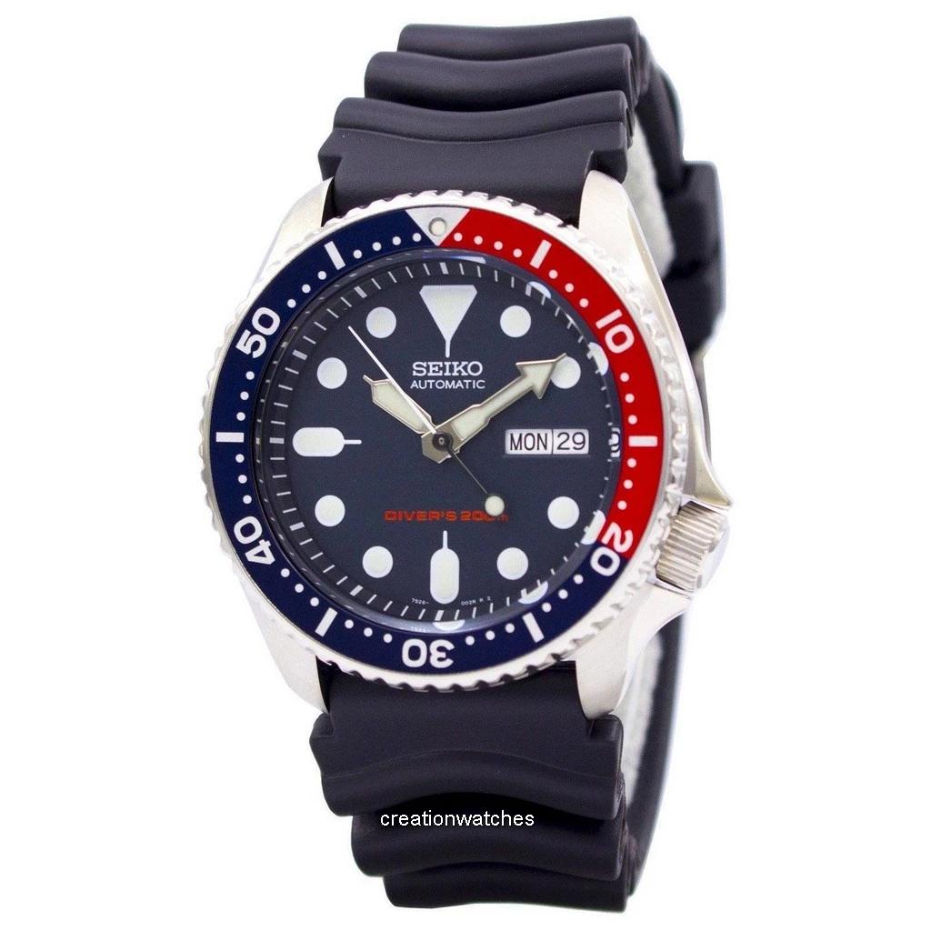 Seiko SKX009 SKX009K1 SKX009K Автоматические мужские часы для дайвера
