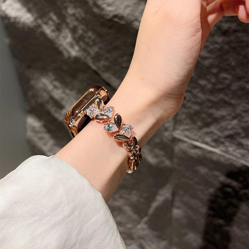 Любовь Опаловый ремешок для Applewatch Apple 9 Watch iwatch11 Металлический Премиум Сяосянфэн S10