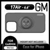 Ударопрочный чехол для велосипедных креплений / держателей Garmin для Apple iPhone 17 16 15 14 13 12 11 8 7 Pro X Max Plus SE Защитная крышка