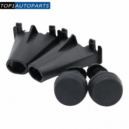 Set 2 For Ford Focus Escape Edge CMax Hood Stop Cushion Rubber Bumper & Holder