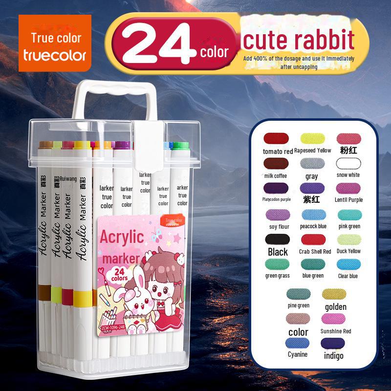 Нетоксичные акварельные маркеры: Ручки True Color Art для детского сада, наборные акриловые кисти