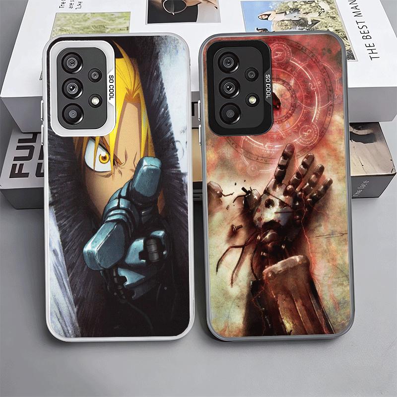 F-ullmetal A-Alchemist Аниме Ударопрочный Чехол для Телефона для Samsung A17 A16 A15 A14 A37 A57 A36 A56 A26 A35 A55 A25 A34 A54 A24 A13 A
