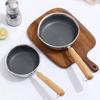 Non-stick Surface Frying Pan Stainless Steel Non-stick Pan Mini Uncoated Pan Outdoor Camping