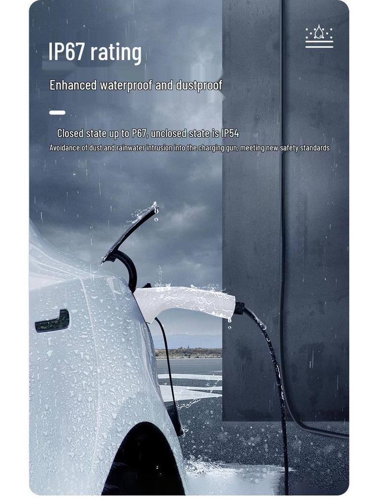Портативное зарядное устройство для электромобилей 16А/32А - 3,5/7 кВт Пистолет для зарядки без заземления для автомобилей на новой энергии