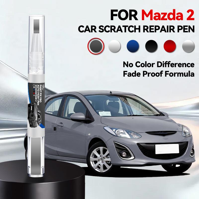 For Mazda 2 1996-2026 Car Paint Pen Scratch Repair Detailing Tools Car Accessories Black Spray Paint Color Repair