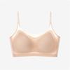 Ultra Thin Bra Push Up Bra Ice Silk Seamless Underwear Women's Thin Section Breathable Sling Beautiful Back Vest Sleep Bralette Plus Size Bras
