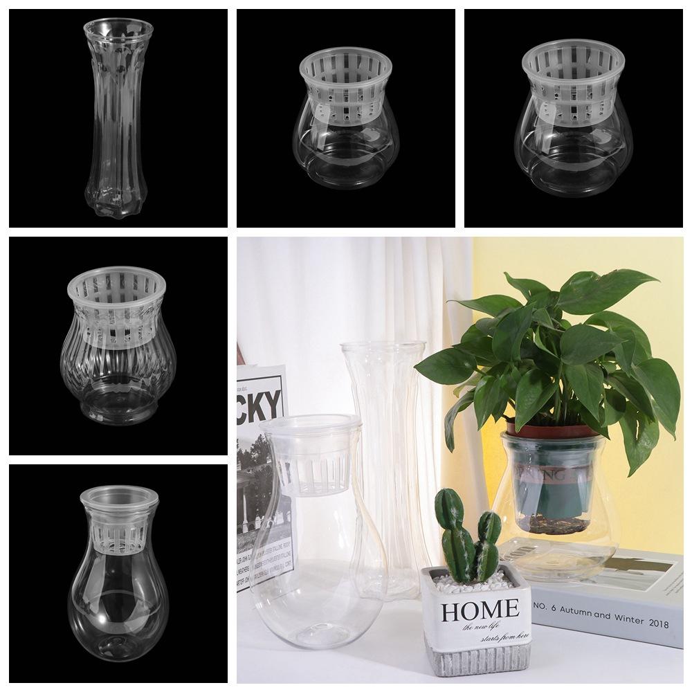 Floor-standing Aquatic Plant Container Plastic Hydroponic Flower Pot Creative   Living Room