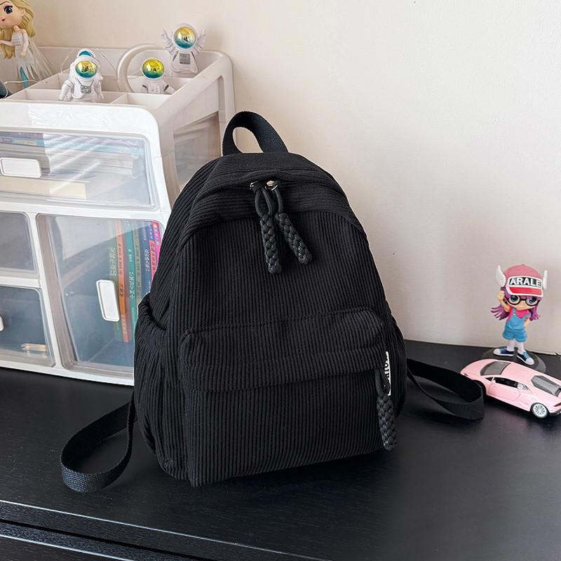 Стильный вельветовый легкий рюкзак: Дорожная, школьная и студенческая сумка для поездок