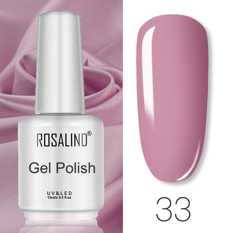 ROSALIND Гель-лак для ногтей Soak Off - 15 мл Яркий финиш с более чем 100 вариантами цветов для дизайна ногтей