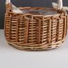 Wedding Flower Girl Hand Woven Storage Basket Flower Basket Desktop Decoration Clutter Organizer