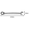 TONE Quick Ratchet Box Wrench Width Across Flats 14mm HPRMQ-14