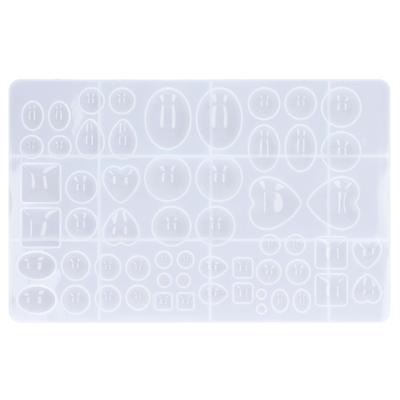 Силиконовая форма в форме сердца, геометрическая овальная полукруглая форма в виде капель воды, силиконовые формы для самостоятельного изготовления