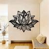 Металлическое настенное искусство Мандала Винтажный Цветочный Декор для Йоги Духовный Подарок