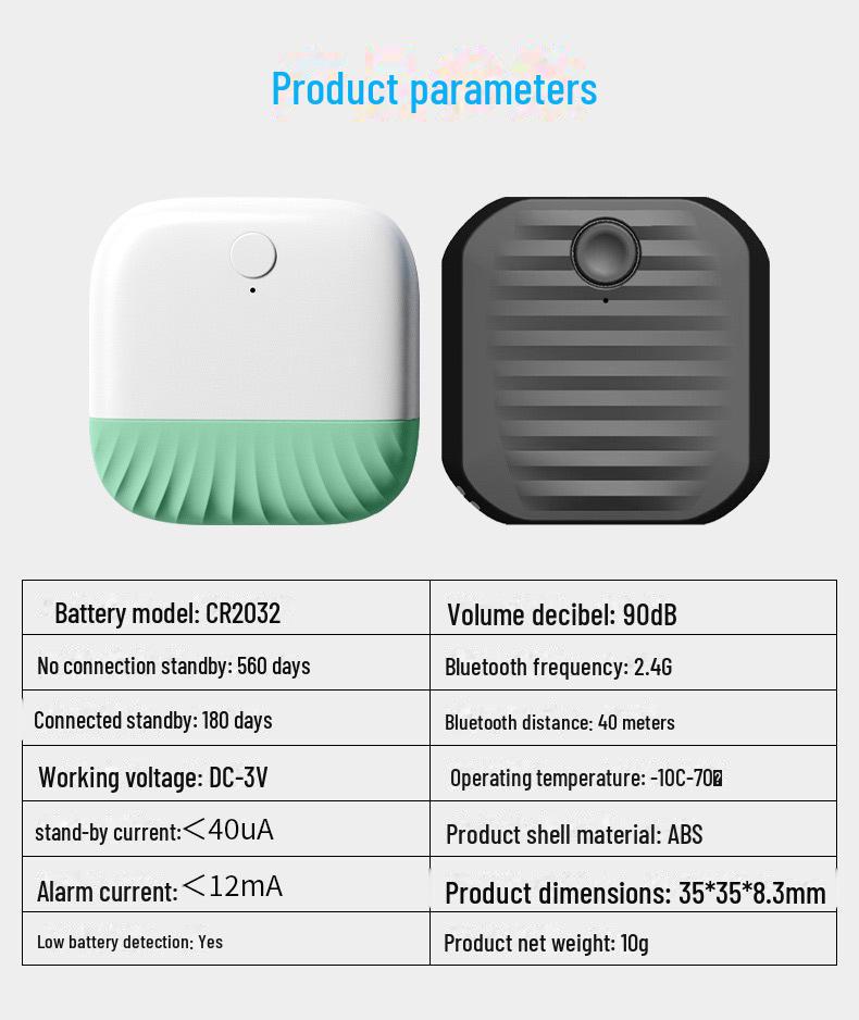 Поиск кошелька-брелка Arrizo: Двустороннее Bluetooth, долговечное, интеллектуальное устройство против потери