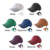 Half-Empty Top Adjustable Messy Bun Ponytail Cap Women's Baseball Cap Hip Hop Caps Sun Visor Hat
