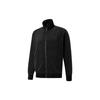 Iconic T7 Embroidered Logo Retro Sports Velour Track Jacket Men Outerwear Black 532936-01